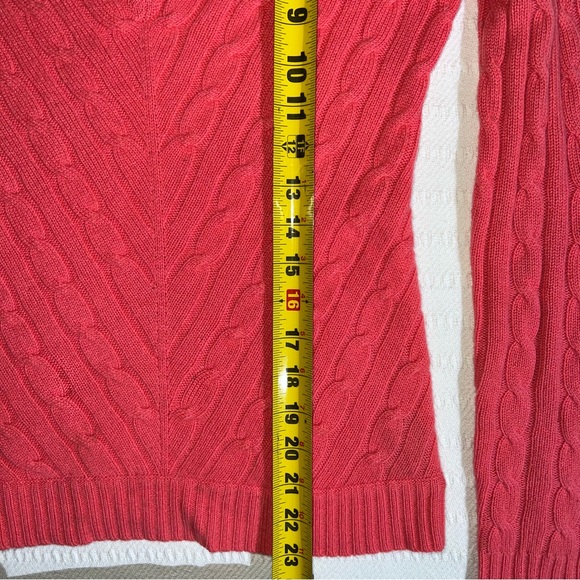 Ralph Lauren Black Label Cashmere Sweater Women's Small Slim Fit Cable Knit - Picture 7 of 8